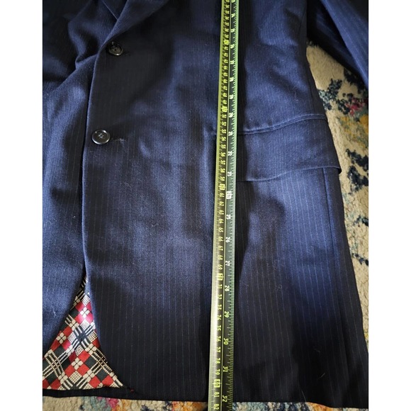 Richard Bennett Photo Metric suit jacket & VEST -- SEE MEASUREMENTS -- APPROX 44 - Picture 7 of 14